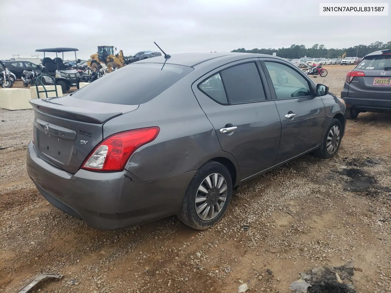 2018 Nissan Versa S VIN: 3N1CN7AP0JL831587 Lot: 73176464