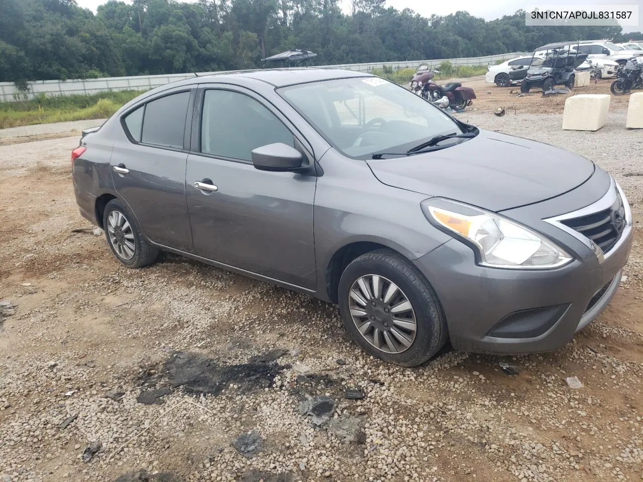 2018 Nissan Versa S VIN: 3N1CN7AP0JL831587 Lot: 73176464