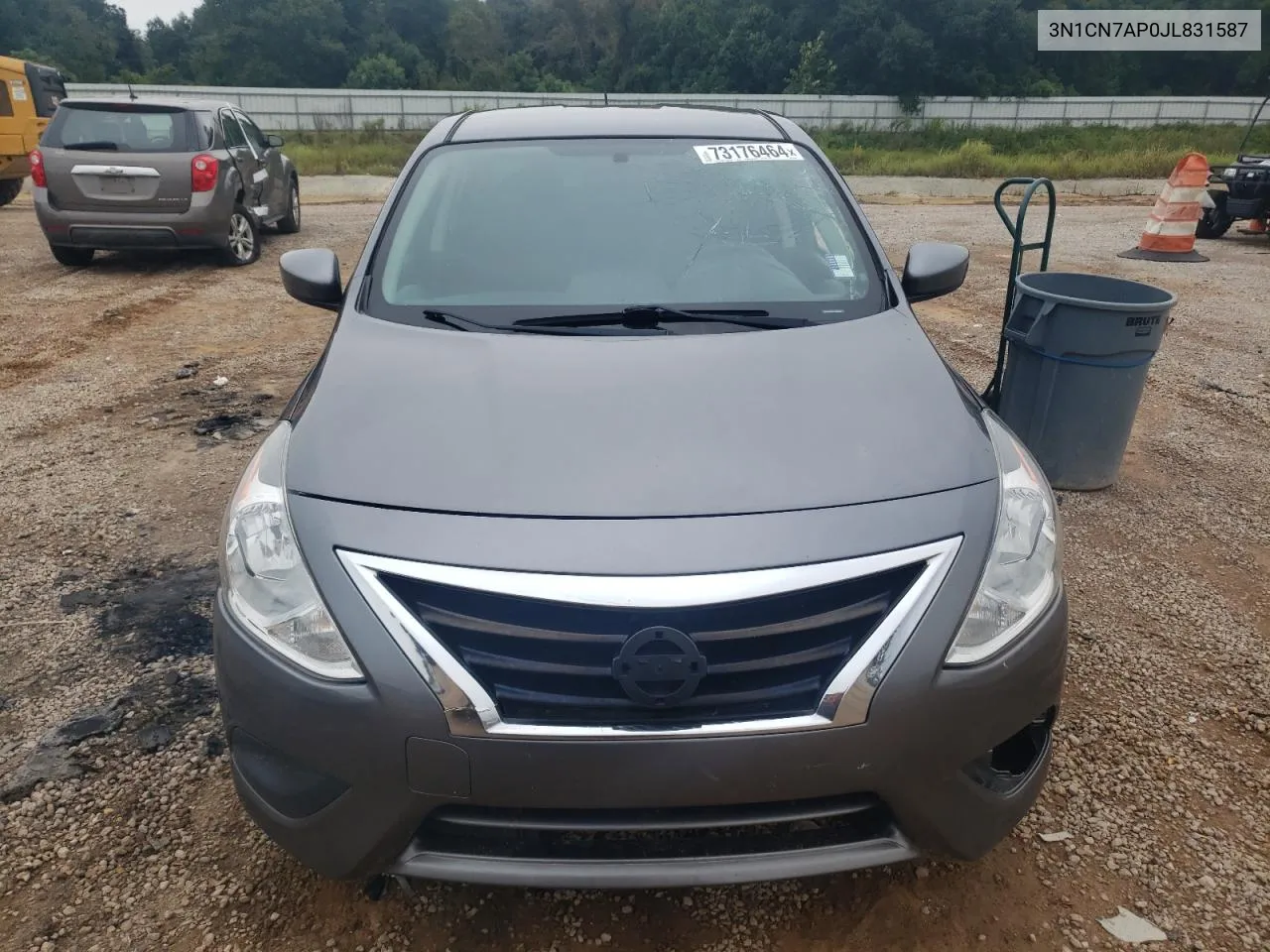 2018 Nissan Versa S VIN: 3N1CN7AP0JL831587 Lot: 73176464