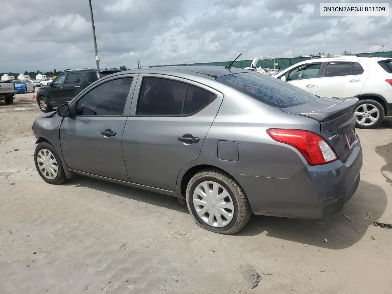 2018 Nissan Versa S VIN: 3N1CN7AP3JL851509 Lot: 73200284