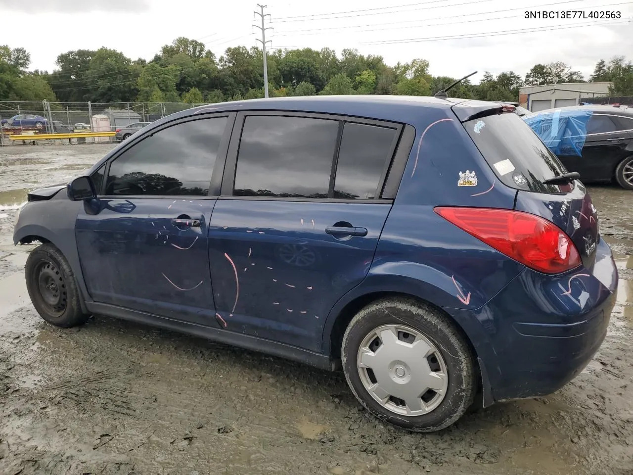 2007 Nissan Versa S VIN: 3N1BC13E77L402563 Lot: 73642884