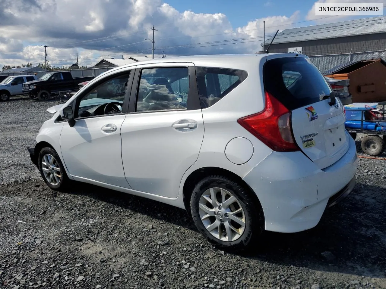 2018 Nissan Versa Note S VIN: 3N1CE2CP0JL366986 Lot: 73665214