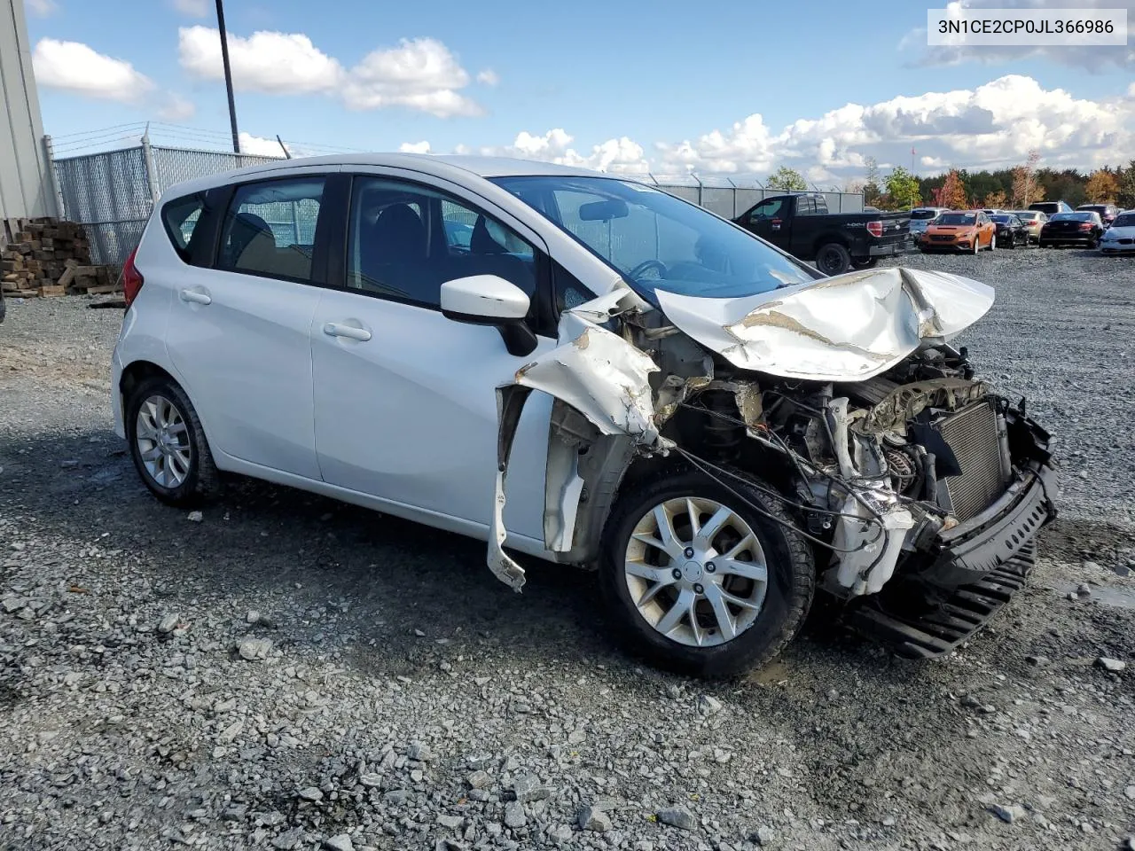 2018 Nissan Versa Note S VIN: 3N1CE2CP0JL366986 Lot: 73665214