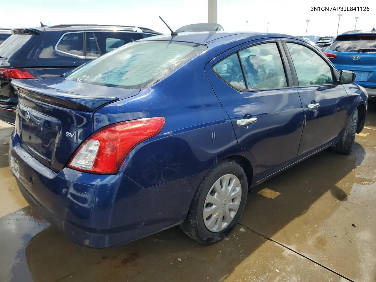 2018 Nissan Versa S VIN: 3N1CN7AP3JL841126 Lot: 73689974