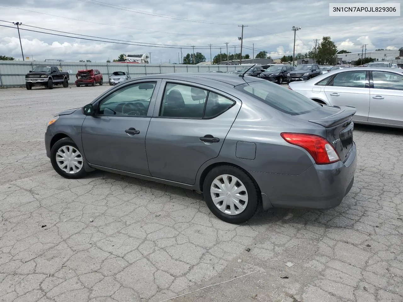 2018 Nissan Versa S VIN: 3N1CN7AP0JL829306 Lot: 73890154