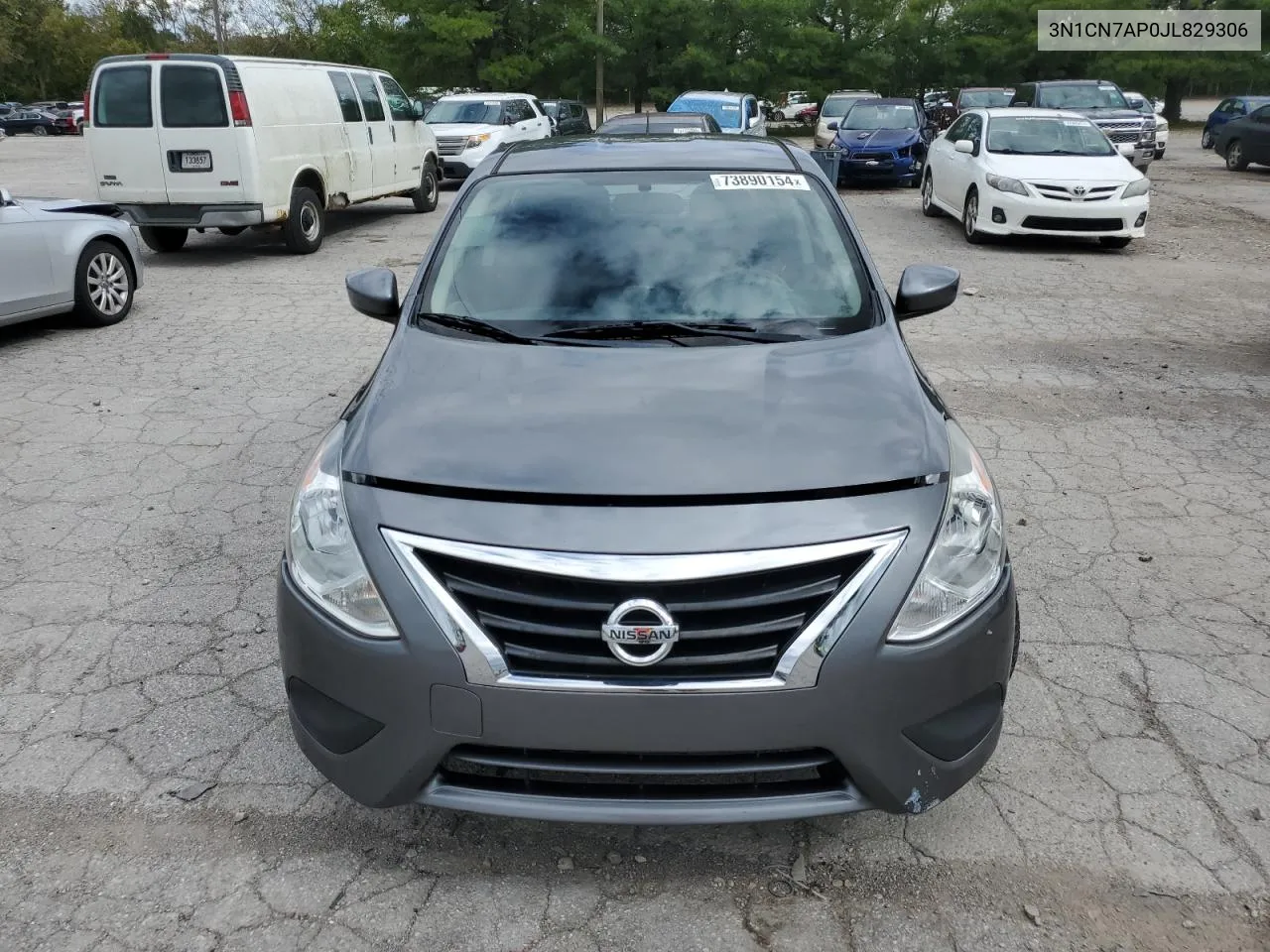 2018 Nissan Versa S VIN: 3N1CN7AP0JL829306 Lot: 73890154