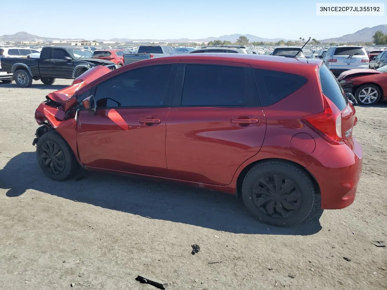 2018 Nissan Versa Note S VIN: 3N1CE2CP7JL355192 Lot: 74029714