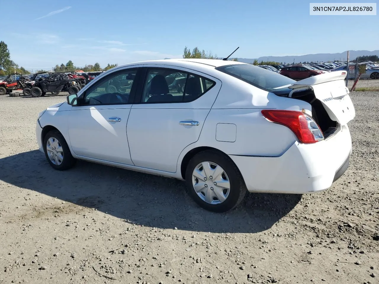 2018 Nissan Versa S VIN: 3N1CN7AP2JL826780 Lot: 74306254