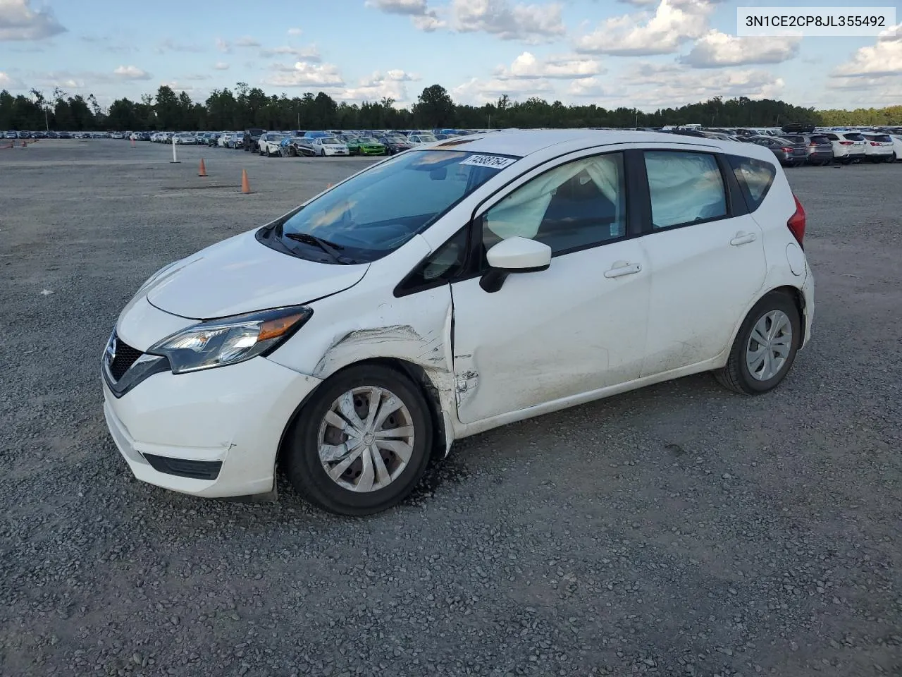 2018 Nissan Versa Note S VIN: 3N1CE2CP8JL355492 Lot: 74588764