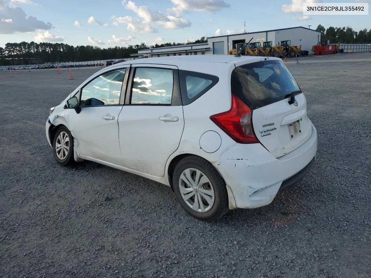 2018 Nissan Versa Note S VIN: 3N1CE2CP8JL355492 Lot: 74588764