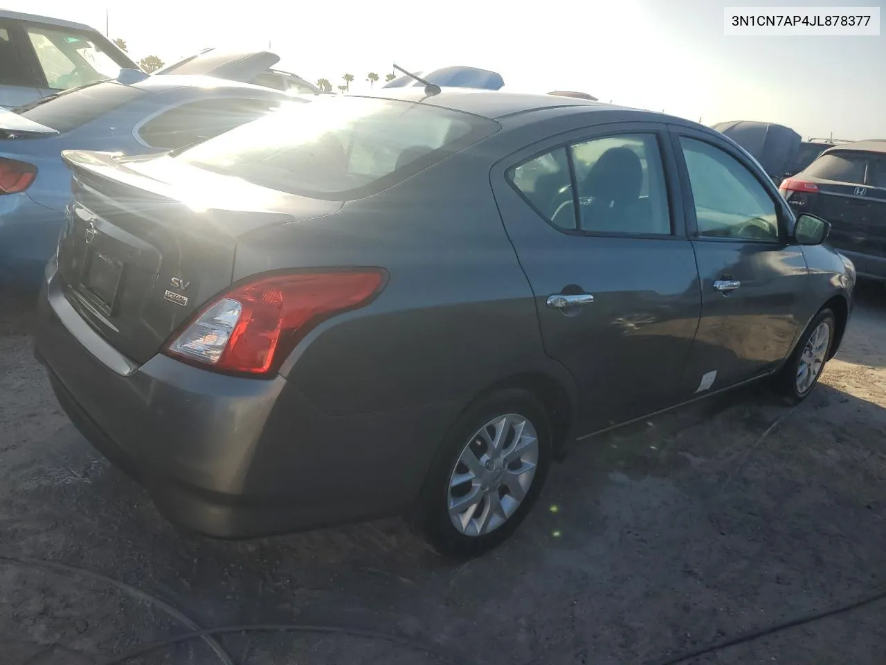 2018 Nissan Versa S VIN: 3N1CN7AP4JL878377 Lot: 74782204