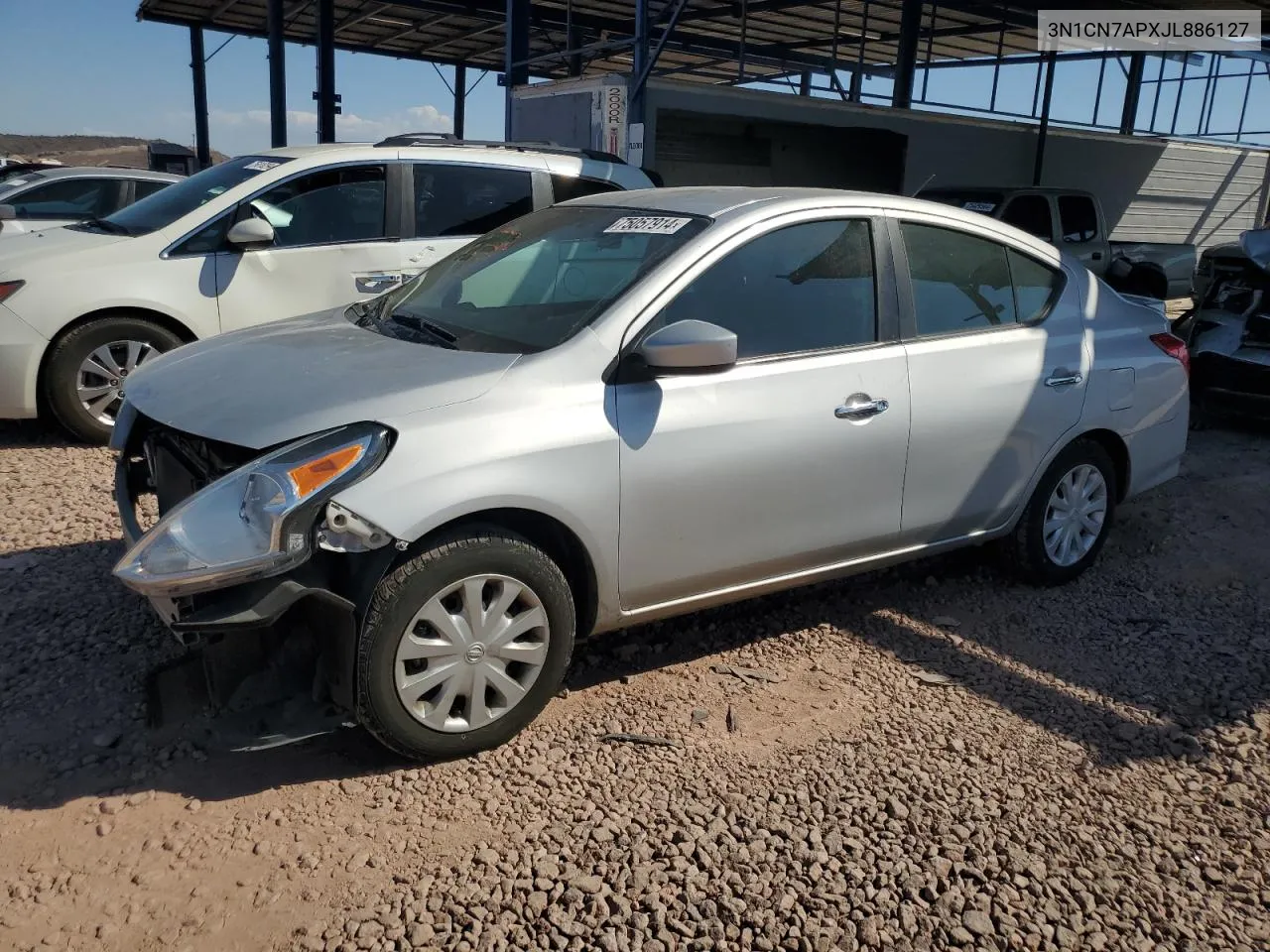 3N1CN7APXJL886127 2018 Nissan Versa S