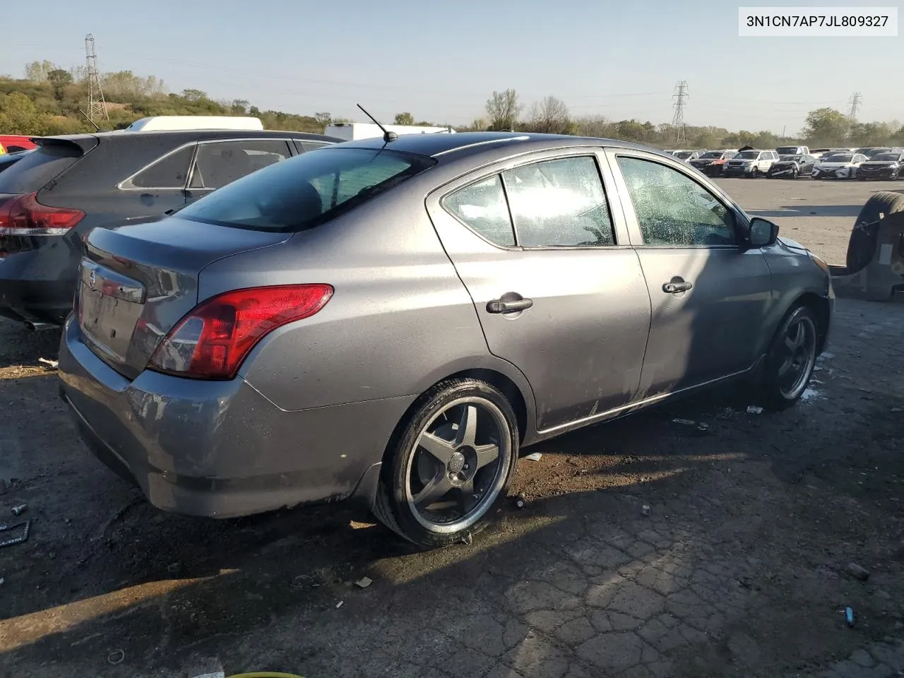 2018 Nissan Versa S VIN: 3N1CN7AP7JL809327 Lot: 75330834