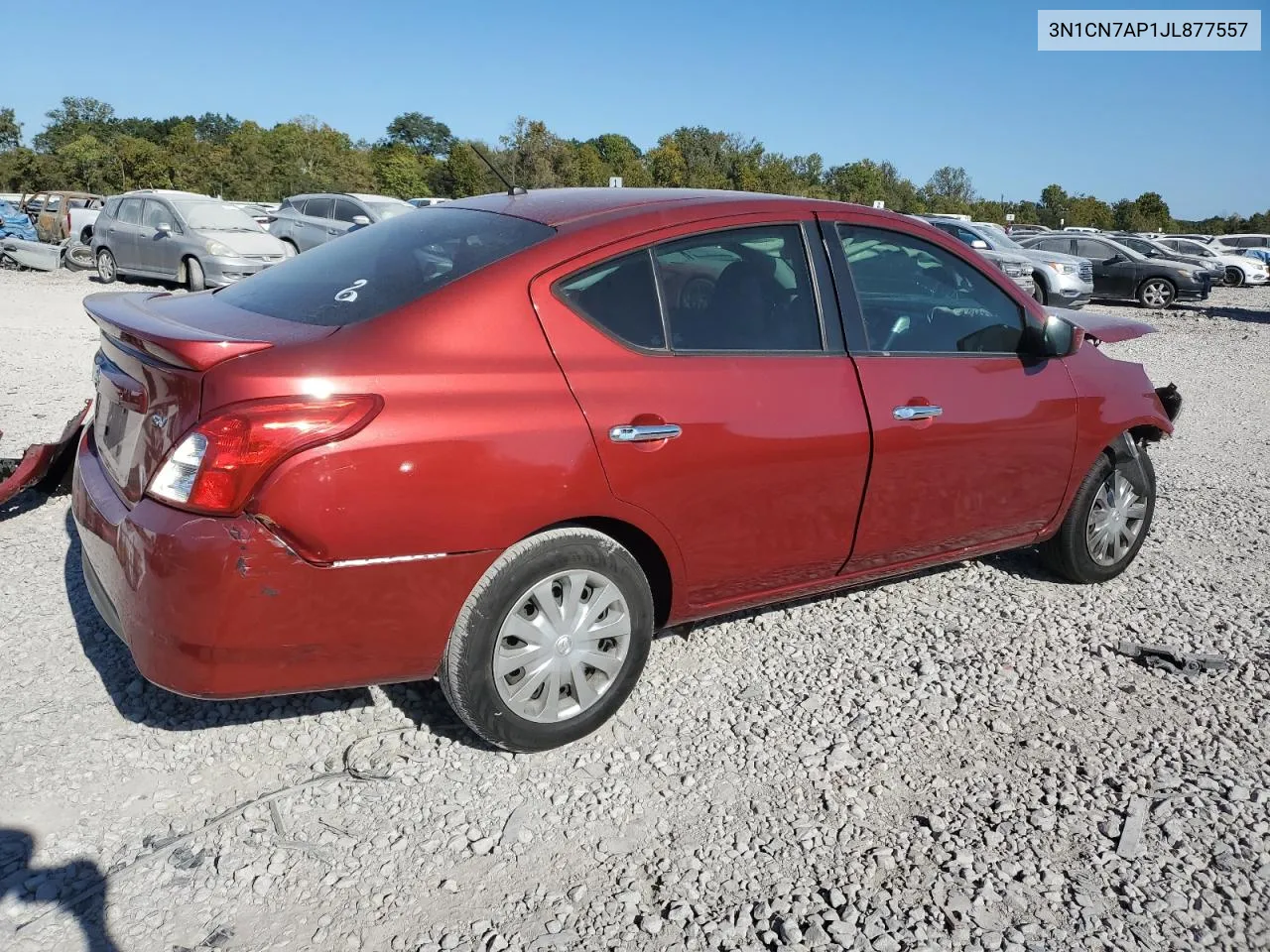 2018 Nissan Versa S VIN: 3N1CN7AP1JL877557 Lot: 75564434