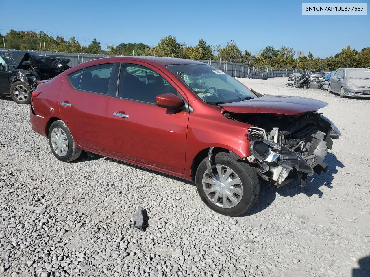 2018 Nissan Versa S VIN: 3N1CN7AP1JL877557 Lot: 75564434