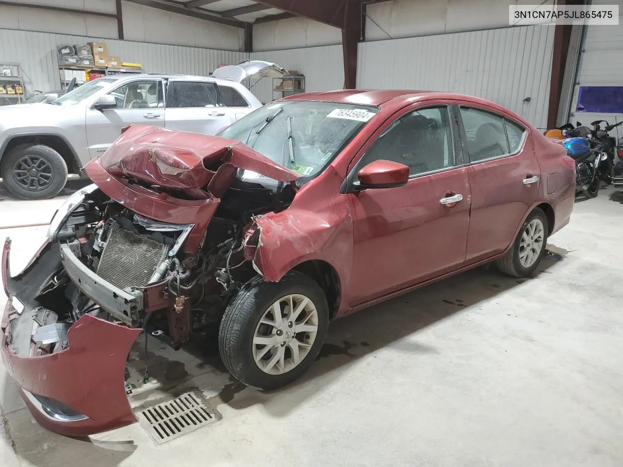 3N1CN7AP5JL865475 2018 Nissan Versa S