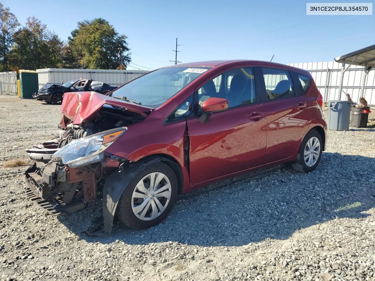 2018 Nissan Versa Note S VIN: 3N1CE2CP8JL354570 Lot: 77023724