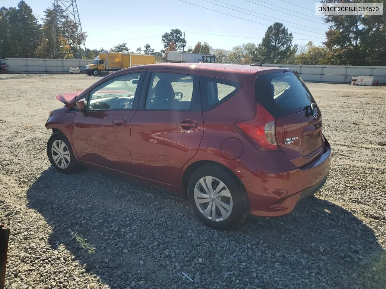 2018 Nissan Versa Note S VIN: 3N1CE2CP8JL354570 Lot: 77023724