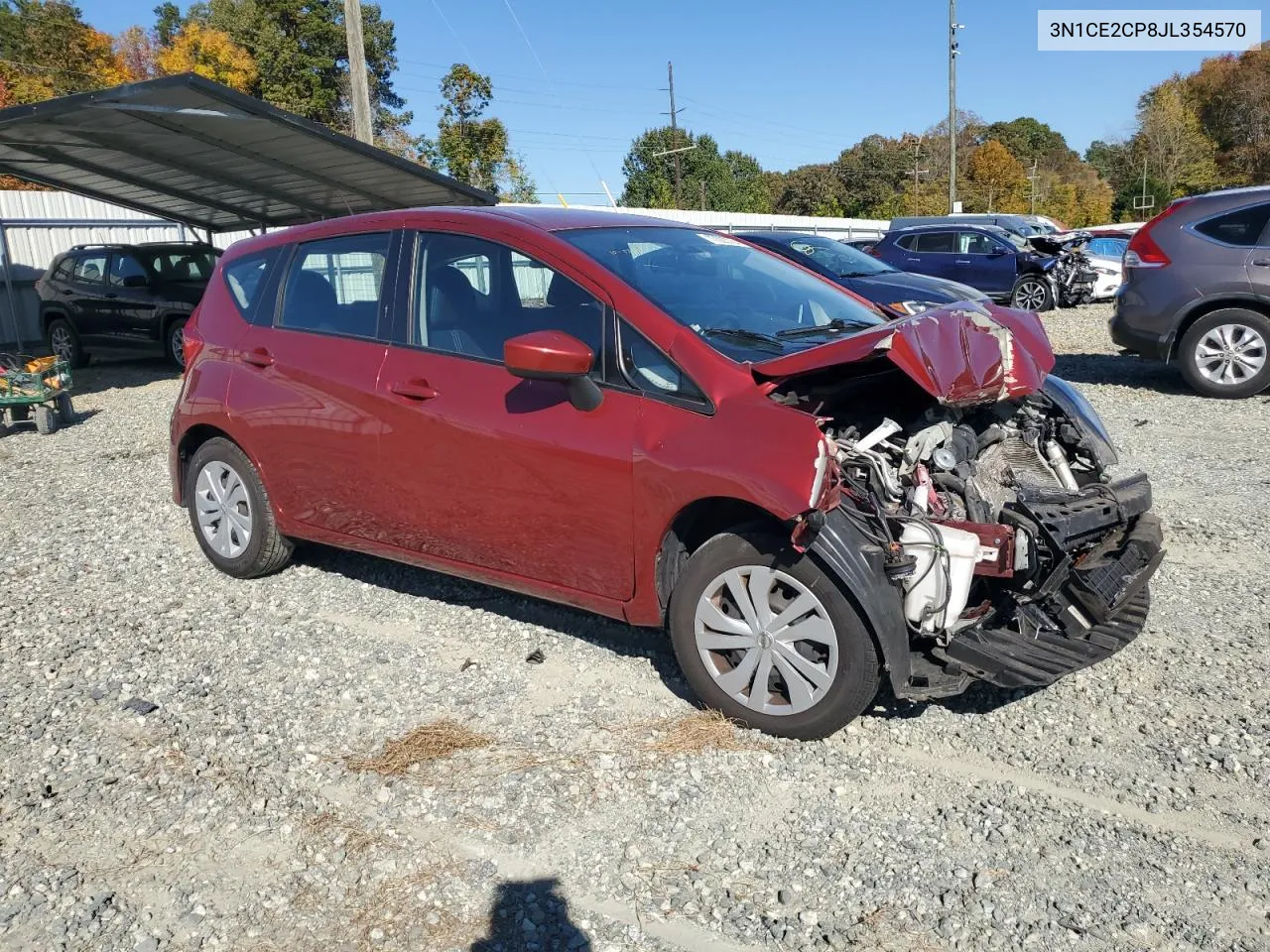 2018 Nissan Versa Note S VIN: 3N1CE2CP8JL354570 Lot: 77023724