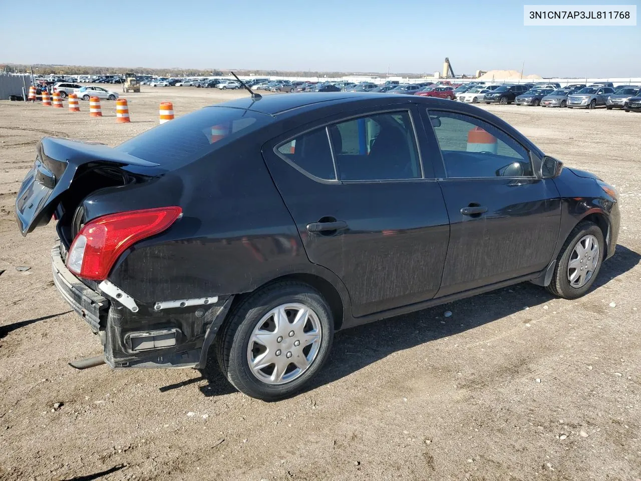 2018 Nissan Versa S VIN: 3N1CN7AP3JL811768 Lot: 77525784