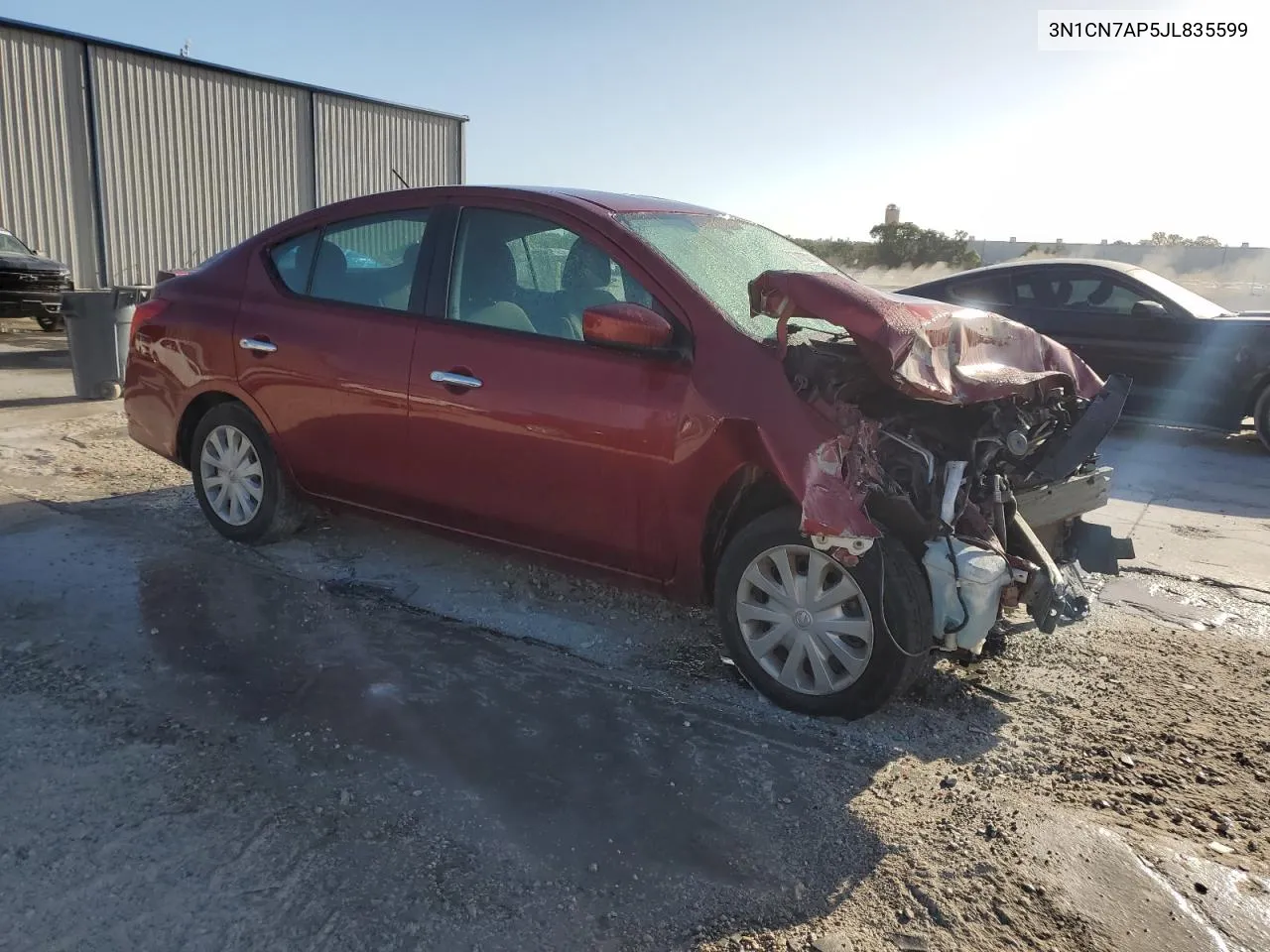 2018 Nissan Versa S VIN: 3N1CN7AP5JL835599 Lot: 78730214