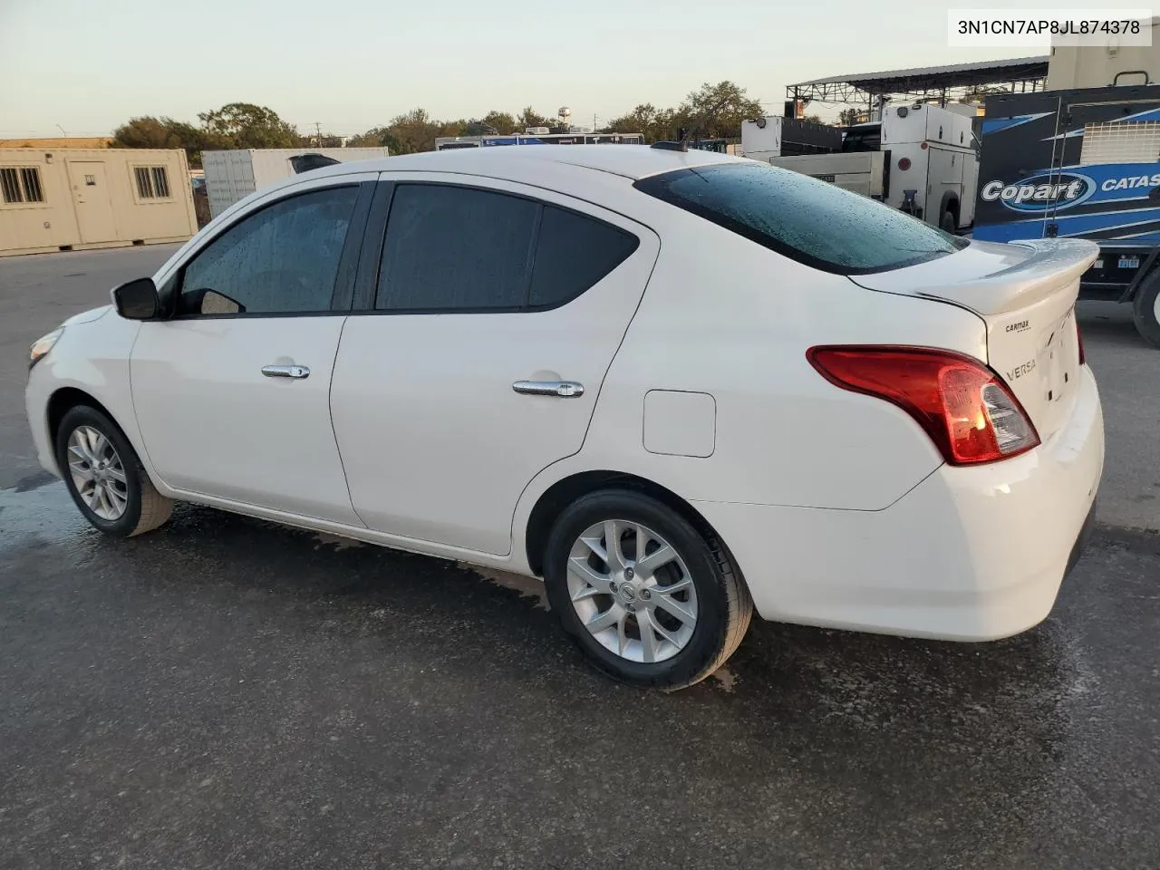 2018 Nissan Versa S VIN: 3N1CN7AP8JL874378 Lot: 78781184