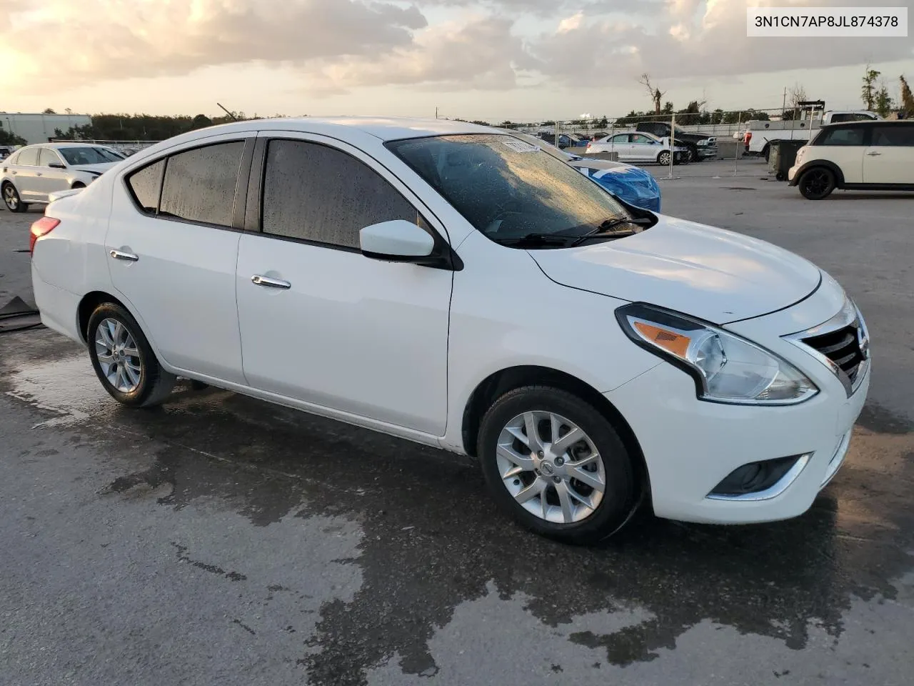 2018 Nissan Versa S VIN: 3N1CN7AP8JL874378 Lot: 78781184