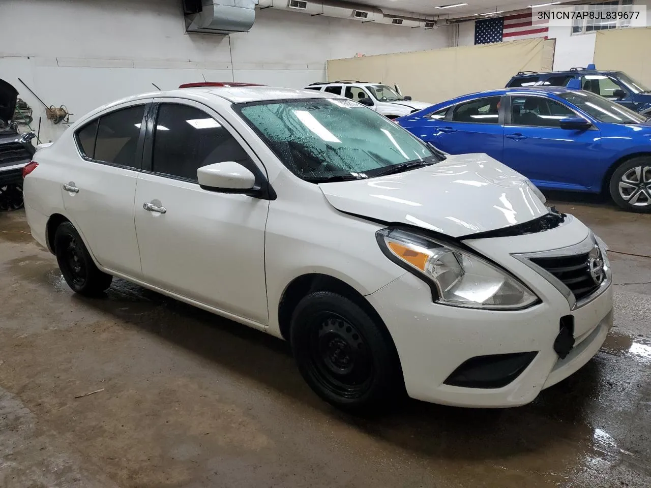 2018 Nissan Versa S VIN: 3N1CN7AP8JL839677 Lot: 78982164