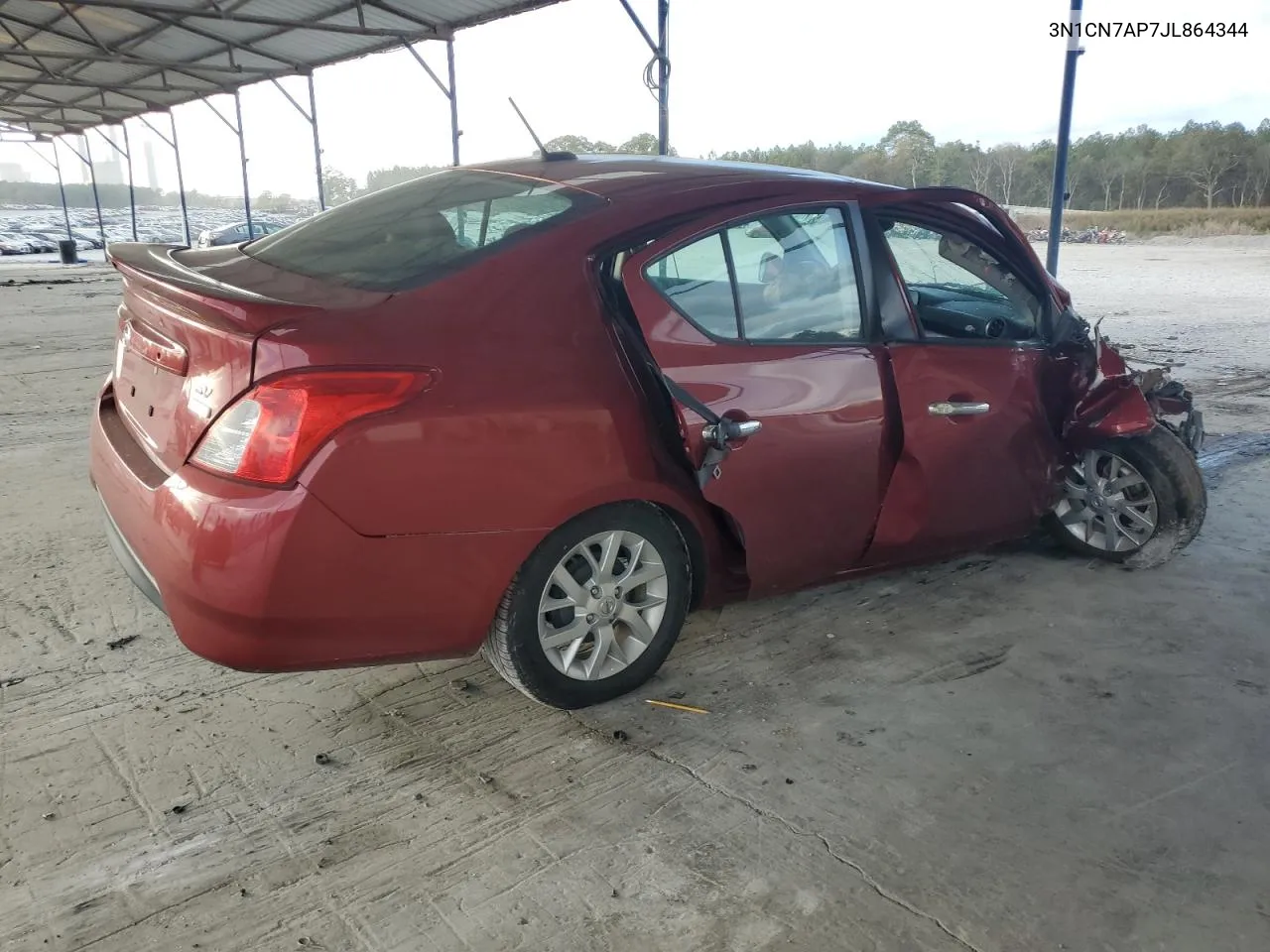 2018 Nissan Versa S VIN: 3N1CN7AP7JL864344 Lot: 79599344