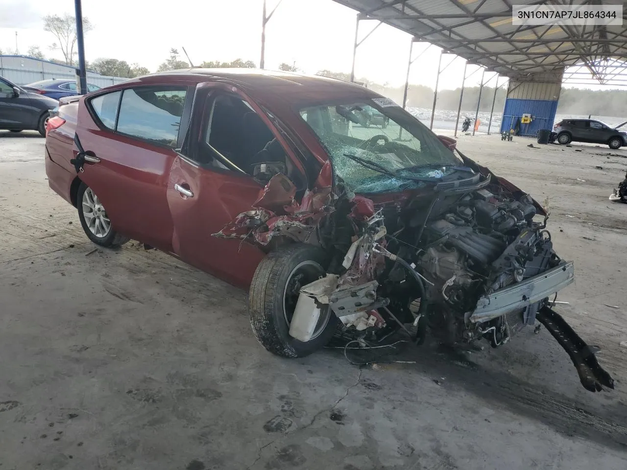 2018 Nissan Versa S VIN: 3N1CN7AP7JL864344 Lot: 79599344