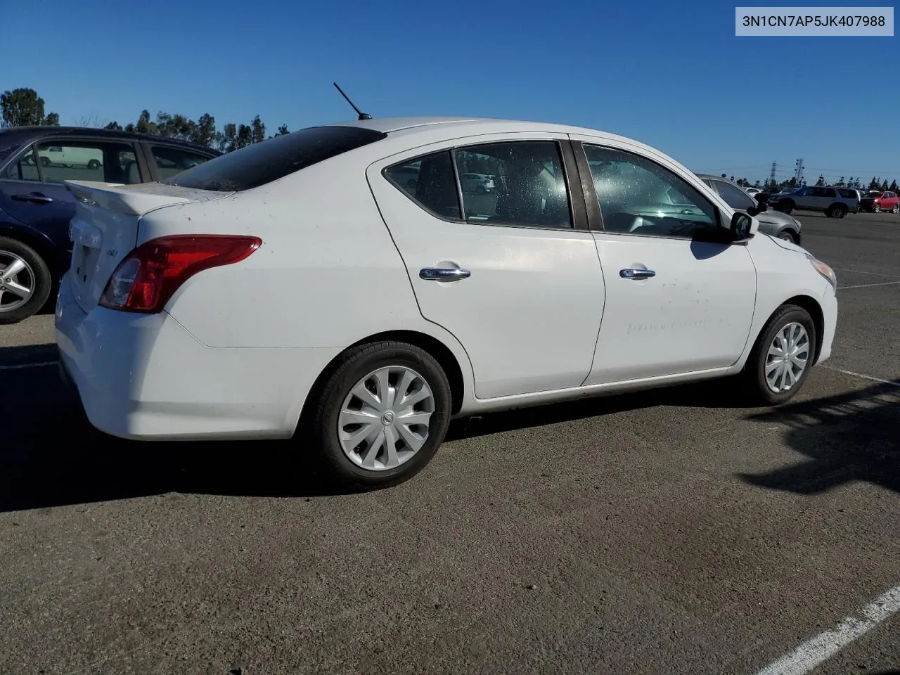 2018 Nissan Versa S VIN: 3N1CN7AP5JK407988 Lot: 79660254