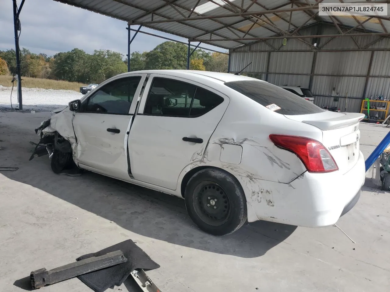 2018 Nissan Versa S VIN: 3N1CN7AP1JL824745 Lot: 79708254