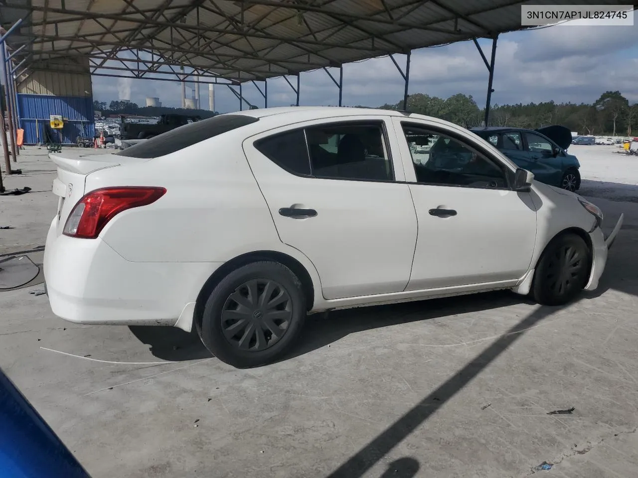 2018 Nissan Versa S VIN: 3N1CN7AP1JL824745 Lot: 79708254