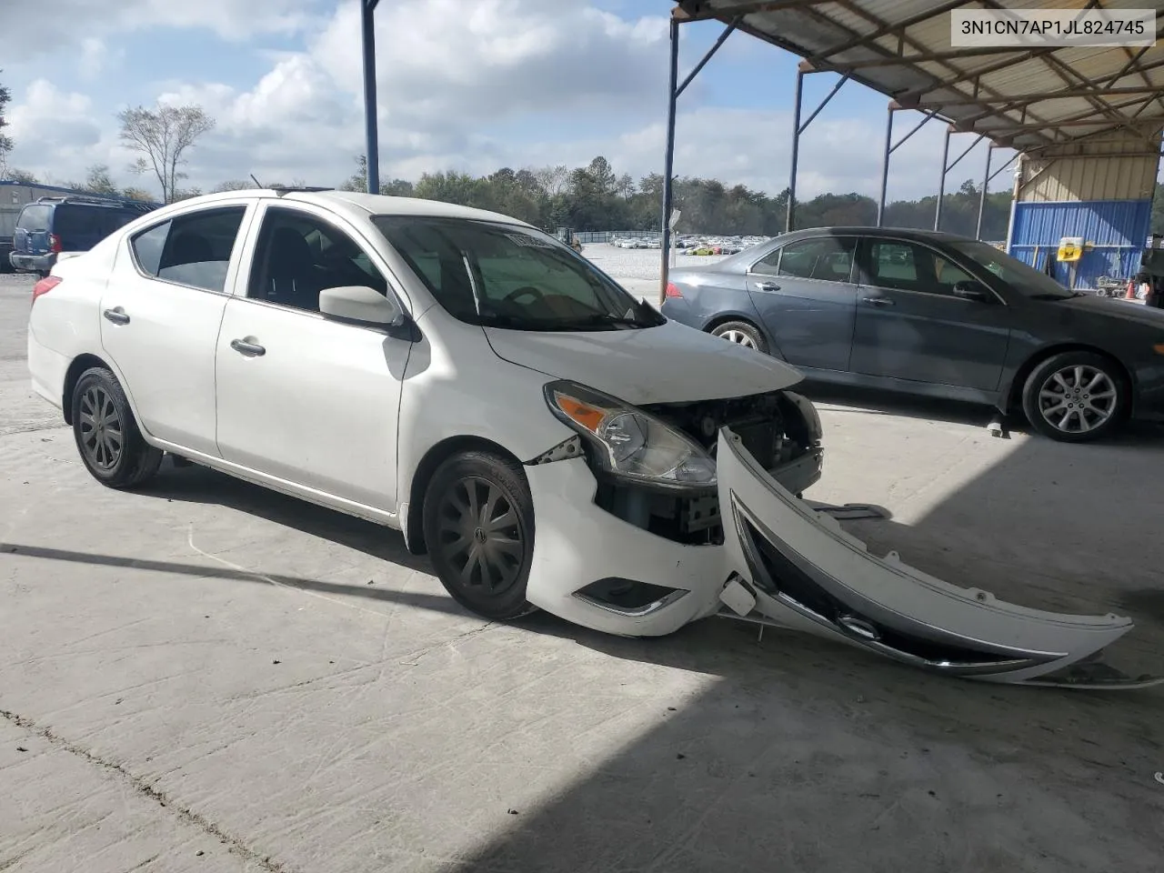 2018 Nissan Versa S VIN: 3N1CN7AP1JL824745 Lot: 79708254