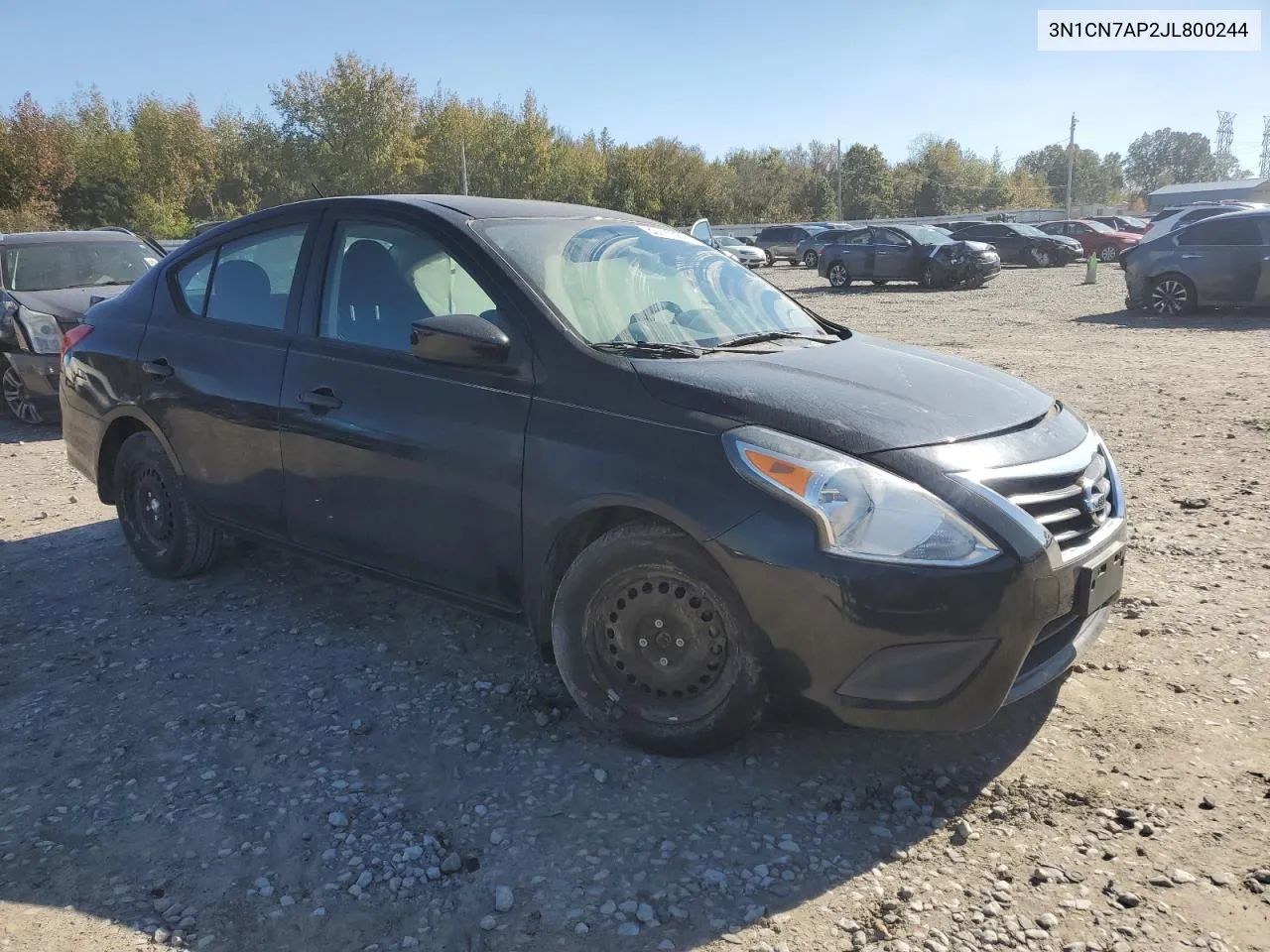 2018 Nissan Versa S VIN: 3N1CN7AP2JL800244 Lot: 80197584