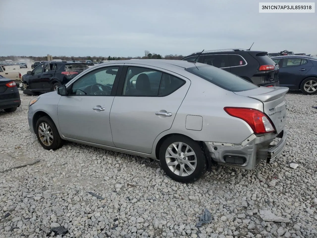 2018 Nissan Versa S VIN: 3N1CN7AP3JL859318 Lot: 80589194