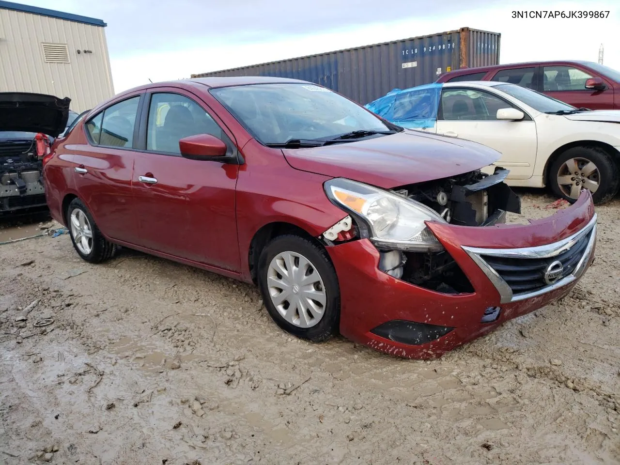 2018 Nissan Versa S VIN: 3N1CN7AP6JK399867 Lot: 81648213