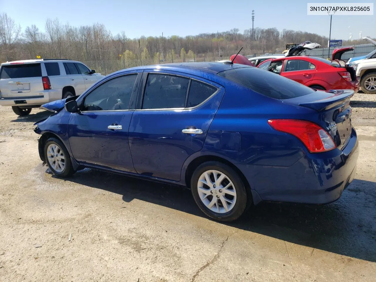 2019 Nissan Versa S VIN: 3N1CN7APXKL825605 Lot: 48720334