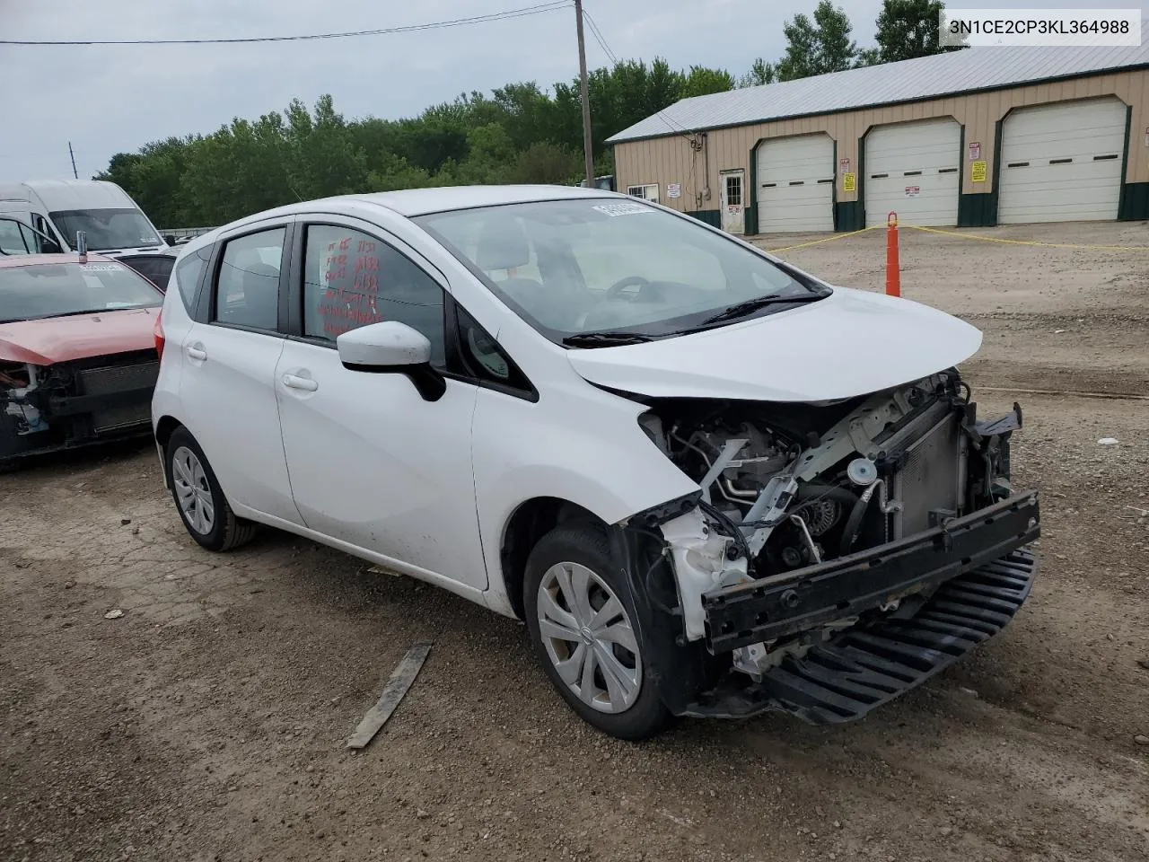 2019 Nissan Versa Note S VIN: 3N1CE2CP3KL364988 Lot: 54503404