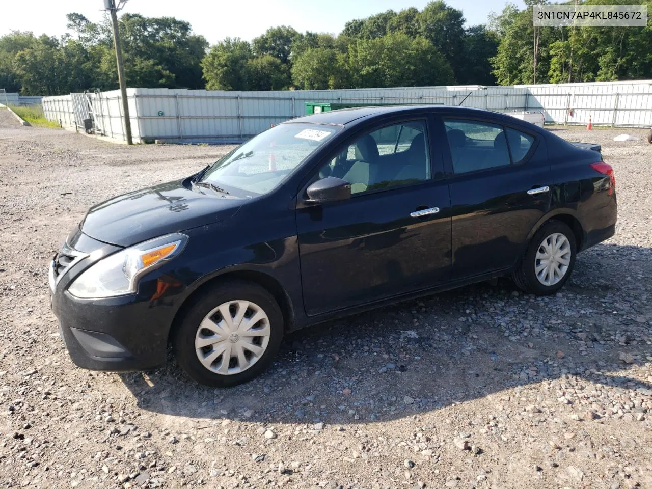 2019 Nissan Versa S VIN: 3N1CN7AP4KL845672 Lot: 57312394