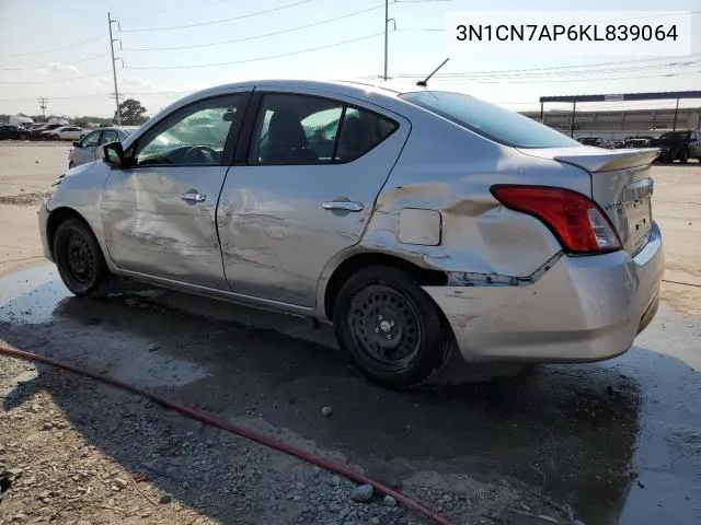 3N1CN7AP6KL839064 2019 Nissan Versa S