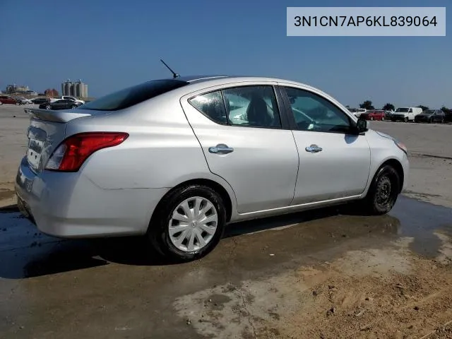 3N1CN7AP6KL839064 2019 Nissan Versa S