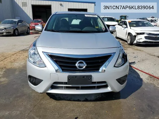 2019 Nissan Versa S VIN: 3N1CN7AP6KL839064 Lot: 59772854