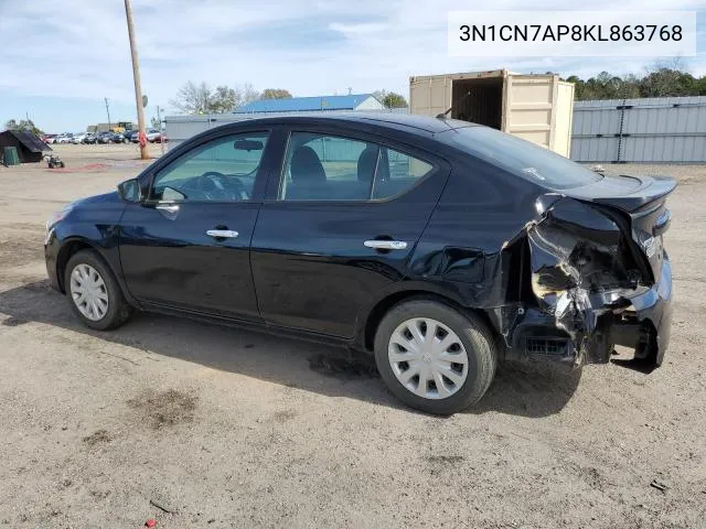 3N1CN7AP8KL863768 2019 Nissan Versa S