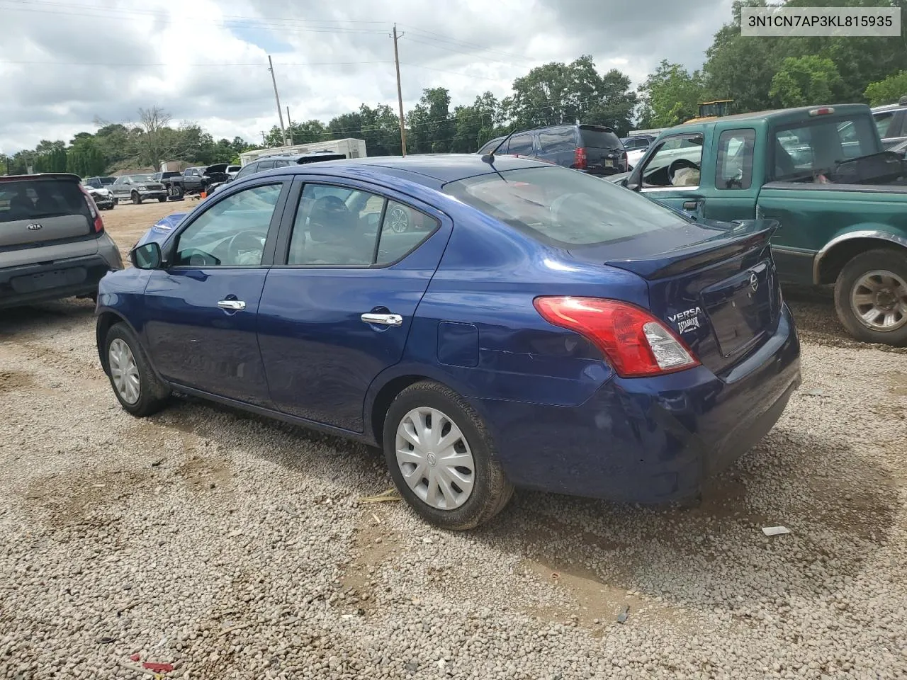 2019 Nissan Versa S VIN: 3N1CN7AP3KL815935 Lot: 60955214