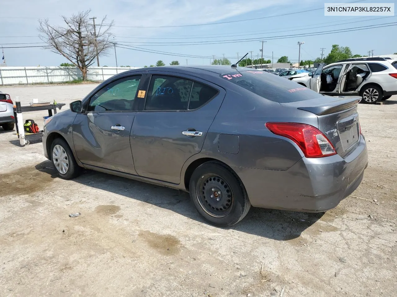 3N1CN7AP3KL82257X 2019 Nissan Versa S