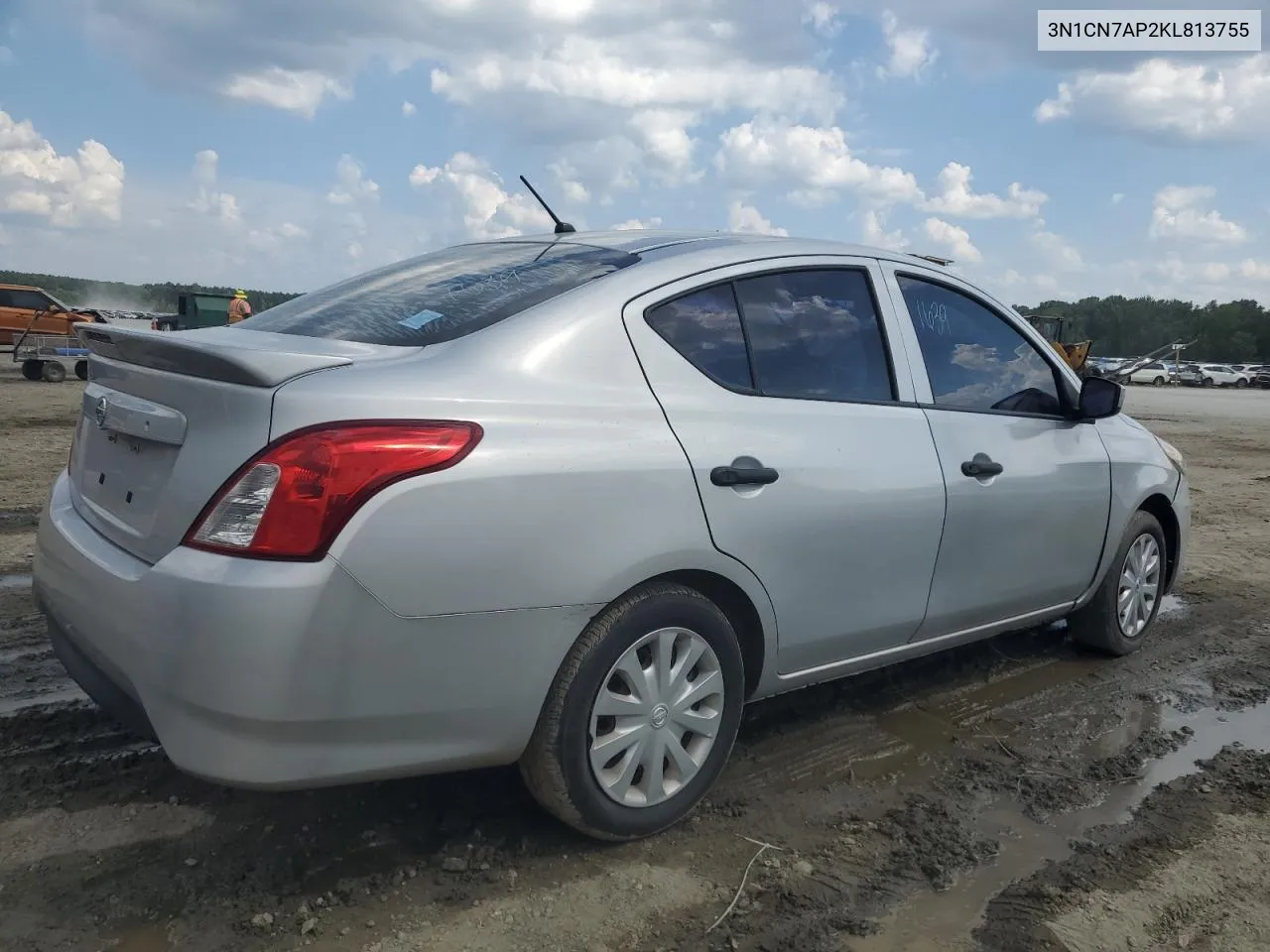 3N1CN7AP2KL813755 2019 Nissan Versa S