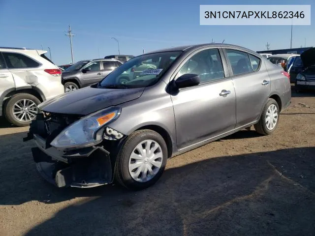 3N1CN7APXKL862346 2019 Nissan Versa S