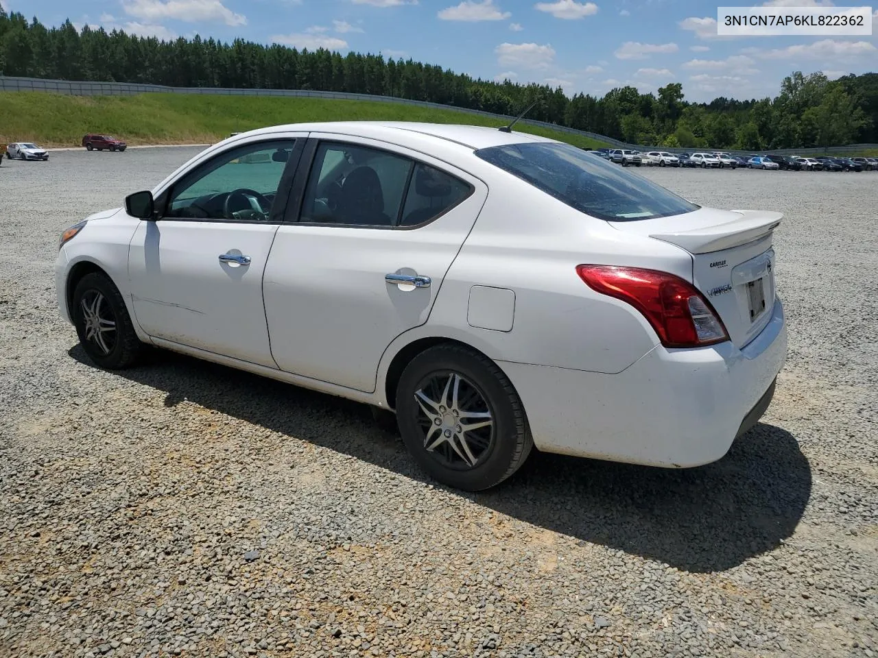 2019 Nissan Versa S VIN: 3N1CN7AP6KL822362 Lot: 62531764