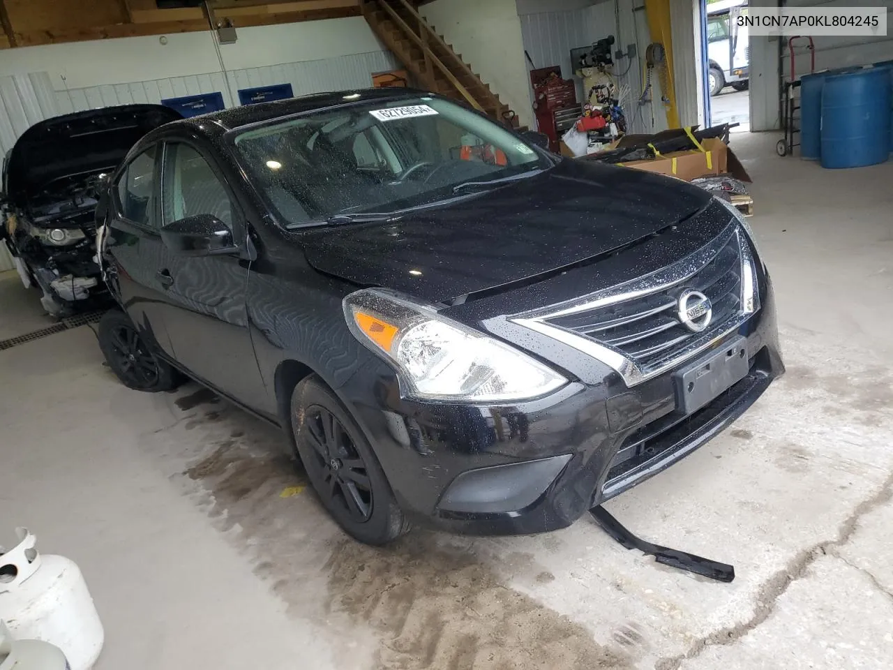 2019 Nissan Versa S VIN: 3N1CN7AP0KL804245 Lot: 62729054